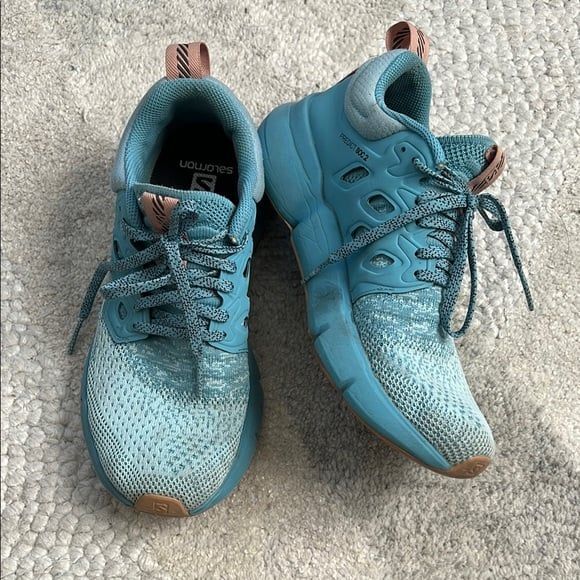 Salomon Predict SOC 2 Blue Athletic Shoes - Picture 2 of 11